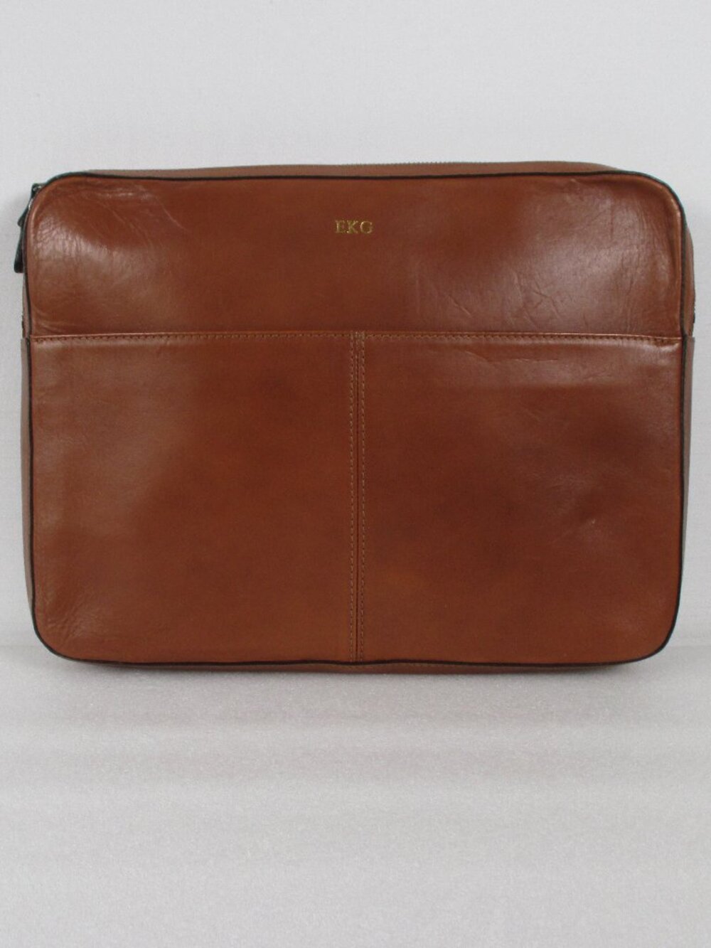 MARK & GRAHAM LEATHER LAPTOP BAG